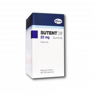 SUTENT 25 MG ( SUNITINIB ) 28 CAPSULES
